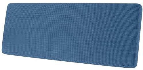 Sofa Sitzkissenbezug, Sofa Sitzkissenbezug Stretch, Elastischer Kissenbezüge, Husse Überzug Bezug Für Sofa Sitzkissen, rutschfest Stoff Tartan (Blau,3-Sitzer)