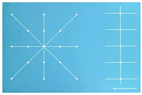 Full Line Stencil Maschinensteppanleitung - Vorlage für Blöcke und Bordüren für freies Quilten, Maschinensteppen, Handsteppen, Langarm-Steppen (30595)