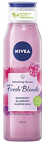 Shower Gel With The Scent Of Raspberries And Blueberries Fresh Blends Refreshing Shower 300 Ml