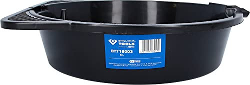 BRILLIANT TOOLS BT716003 Oil Drip Tray, 5 litres [Powered by KS Tools]