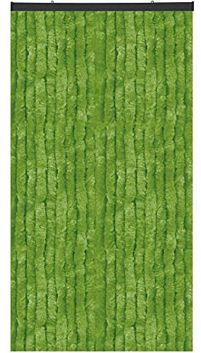 Bestlivings Flauschvorhang in Sondergröße - Türvorhang Breite: 120cm - Länge: 250cm, Grün