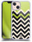 Head Case Designs Verde Lime Chevron A Blocchi di Colore Custodia Cover in Morbido Gel Compatibile con Apple iPhone 13