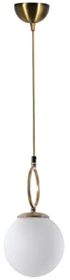 Opviq Elegant Scandinavian Chandelier, 70 cm Height, 16 cm Diameter | 100% Metal, E27 Socket, Oven Dried Paint, Tumbled Coating | Glamorous White Design