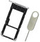 PHONSUN Replacement SIM Card Tray MicroSD Holder for Samsung Galaxy Tab A7 Lite 8.7 SM-T220 T225 (Silver)
