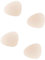 Lind DNA Tischset Curve Leder beige Sand 37x44 cm 4 Stück im Dekomiro Set
