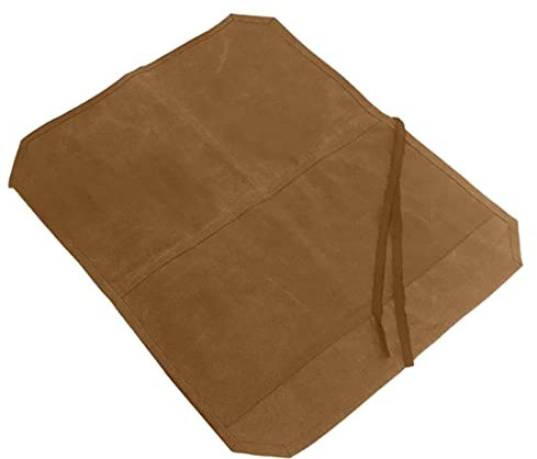 Knives Holder Roll Bag | Waxed Canvas Cutlery Knives Holders Protectors,Knifes Roll, Chef Knifes Roll Case with 7 Slots Home Kitchen Cooking Tools, and Utensils Wrap Bag Wallet