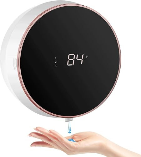 Seifenspender Automatisch Wandbefestigung Mit Sensor No Touch Seifenspender Soap Dispenser Automatic Elektrische Kunststoff Seifenspender FüR Bad,KüChe,BüRo Weiß