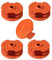 WA0007 Trimmerspule und Schnur für Worx WG116 WG119 WG124 Rasentrimmer, Gartengeräte, Ersatzteile, 4,8 m, 4 Fadenspulen + 1 Kappe, 4 Stück