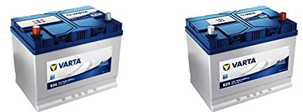 Varta Blue Dynamic E24 Batterie Voitures, 12 V 70Ah 630 Amps (En) & Blue Dynamic E23 Batterie Voitures, 12 V 70Ah 630 Amps (En)