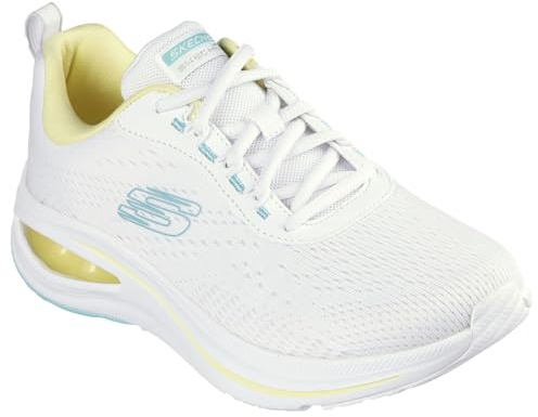 Skechers Damen ausgestrahlt Skech-AIR META AUSGELUFT, Weißer Netzbesatz, 40 EU