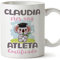 MUGFFINS Tazas Personalizadas para ATLETA - En Español - Koalificados Personalizados - 11 oz / 330 ml - Regalo Personalizable original y divertido