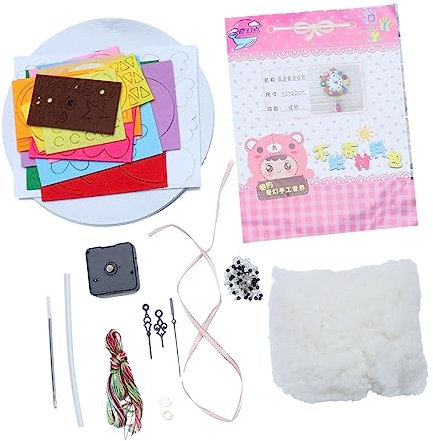 SAFIGLE DIY-Accessoires Für Kinder Wanduhren Diy Liefert Selbstgemacht Uhr Kind Bastelbedarf Für Kinder