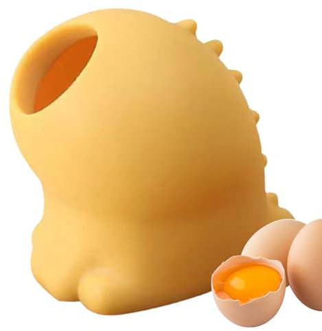 Egg White Separator Tool, Egg Chicken Yolk White Egg Separator, Egg Yolk Separator, Silicone Egg Extractor Kitchen Tool, Swallow Release Yolk Divider, Egg White Filter for Kitchen, Baking Supplies