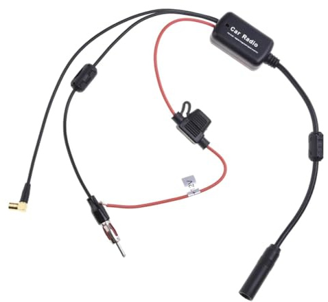 OSALADI Antenne Voiture Amplificateur De Signal Radio Amplificateur D'antenne Radio Auto