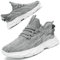 ZGPWZWL Damen Schuhe Turnschuhe Sportschuhe Laufschuhe Straßenlaufschuhe Memory Foam Walkingschuhe Indoor Fitnessschuhe Bequeme Sneaker,Dunkelgrau EU 40