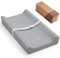 Blissful Diary Cambiador de bebé con forro de espuma impermeable, incluye una funda suave y lavable, cambiador contorneado para parte superior de tocador con parte inferior antideslizante, 32 x 16