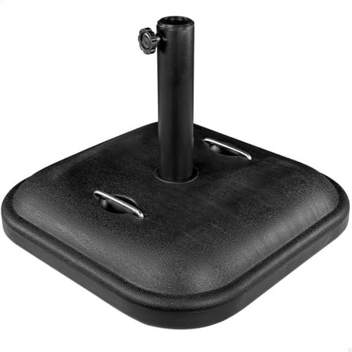 AKTIVE Base para Sombrilla Negro 100% Polietileno 48 x 34 x 48 cm