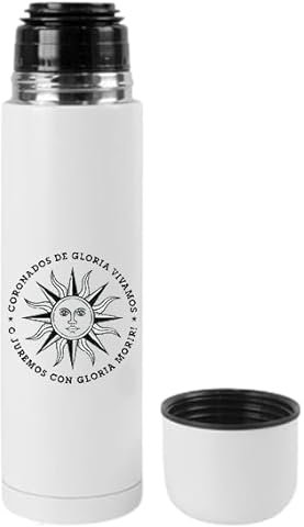 Termo. Coronados de gloria vivamos o juremos con gloria morir. Argentina. Mate. Original. Diseños propios. Personalizados.