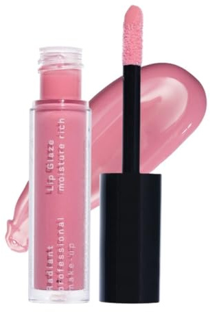 Radiant Professional Lip Glaze, Hyaluronic Acid, 10 English Rose