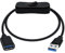 HuaLiSiJi USB 3.0 Cable con Interruptor Cable USB 3.0 Macho Hembra con Interruptor, Soporte para Transmisión de Datos 5Gbps y Suministro de Energía, Adecuado para Computadoras Portátiles (Negro 1m)