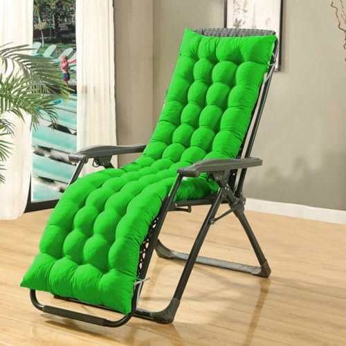 Schaukelstuhl für den Außenbereich, Sonnenliege für ultimativen Komfort und Entspannung, weicher und bequemer Chaiselongue-Sessel für Terrasse, Hof oder Innenbereich, Schaukel, Sonnenliege in Grün,