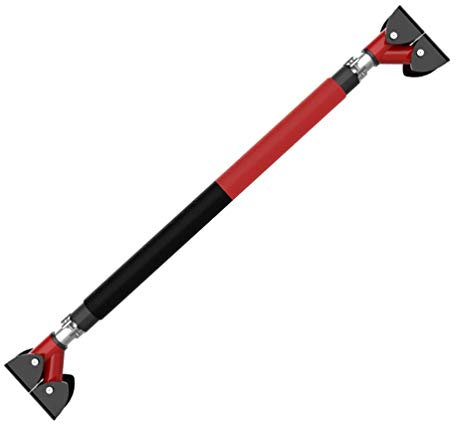 CAFIEDR Klimmzugstangen Türreck, Klimmzugstange zur perforationsfreien Montage, Fitnessgerät mit Sandsack-Zugseil und Schaukel, sicher und rutschfest, 72–180 cm, Tragkr(110-134 cm)