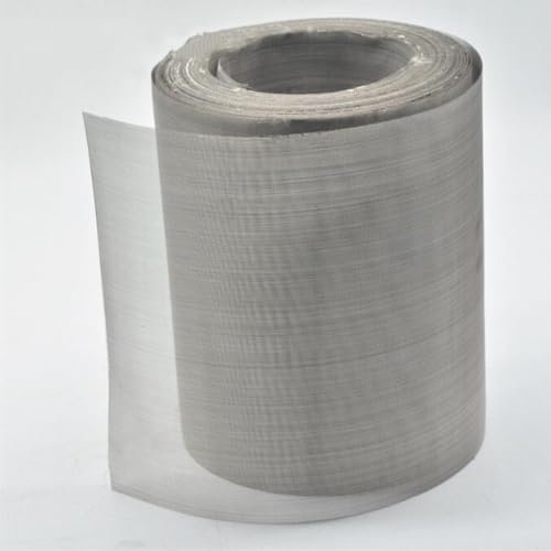 HEFJIAYCIQ Tejido De Acero Inoxidable - Instalar Malla De Multipropósito Mosquitera Para Ventana - Tela De Alambre, Malla De Bricolaje, Malla De Roedores De Insectos,Plata,16 mesh