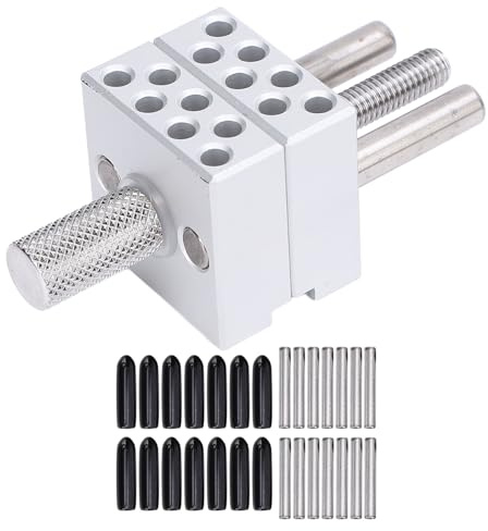Hochpräzise Mini-Schraubstockklemme, Verstellbarer 30-mm-Klemmdurchmesser aus Metall, Praktisch für die Schmuckherstellung, Handwerkselektronik, mit Silikonhülle, für Modellbau,