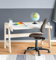 Original Kinderschreibtisch Leon von BioKinder® |Ergonomisch höhenverstellbar, neigungsverstellbar | aus 100% Bio-Erlenholz, hochwertig & robust | B 174cm x T 76cm x H 50-75 cm