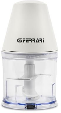 G3 Ferrari G20174 Tritatutto  Realmix 4, 250 W, Capacità 400cc, Lame Inox, 4 Lame, Piedini antiscivolo, Bianco