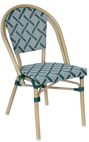 Oviala Gartenstuhl, Bistro-Stil, Pariser Stil, Aluminium, Blau