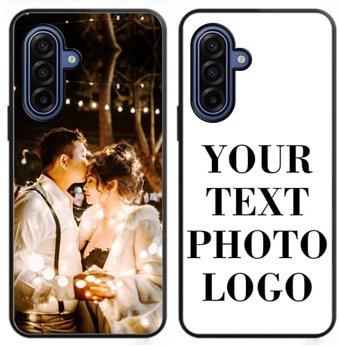 EKAM Personalised Phone Case For Samsung Galaxy A17 5G, Personalised Image/Picture/Text/Logo Custom Design Shockproof Cover, Customised Gift for Birthday, Wedding, Father Mothers Day, Special Moments