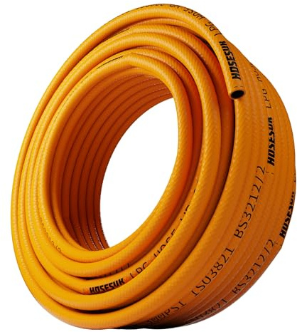 10mm (3/8) ID LPG Gas Hose 4 Metre ISO3821 BS3212/2