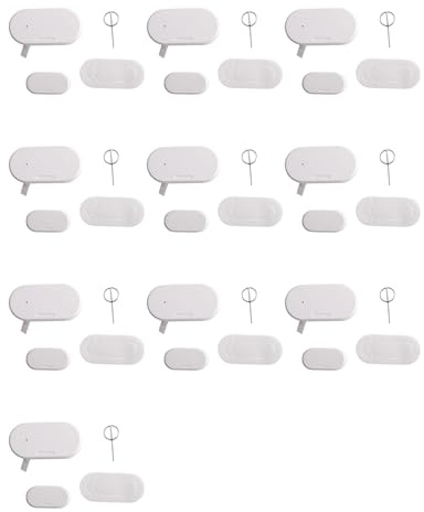 Xnuiasqe Tuya Zigbee 3.0 Smart Contact Detectors Security Gate Door Window Sensor Transducer Smart Life Home(10PCS)
