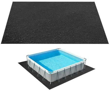 Tappetino Per Piscina - 3x3/4x4m Tappetino Rotondo Per Vasca Idromassaggio, Rivestimento Per Piscina Da Esterno, Liner PerPiscina Per Anti Perforazione Resistente A Forature
