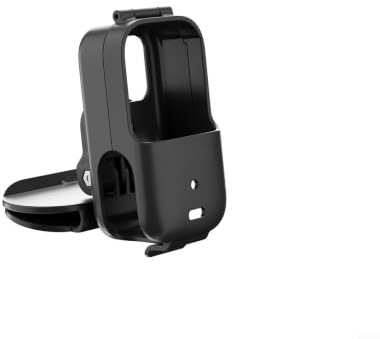 Gettimore ABS Hutkrempe Halterung für Osmo Kamera, sicherer Kopfband-Clip stabil für FPV-Video, leichtes Zubehör Outdoor-Abenteuer, schwarz