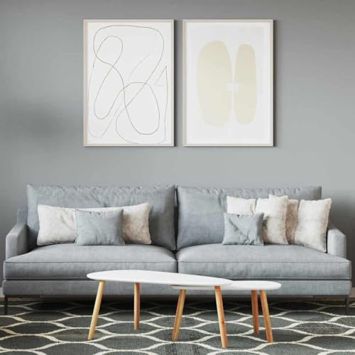 Runheo Peinture murale gris 2,5 L pour intérieur, finition lavable, séchage rapide, faible odeur, facile à nettoyer, revêtement mural pour décoration et rénovation de murs et plafonds