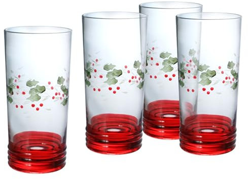 Pfaltzgraff Winterberry Cooler Glasses (20-Ounce, Set of 4)