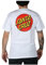 SANTA CRUZ Herren S/S T-Shirt Classic Dot Skate T-Shirt, Weiss/opulenter Garten, XX-Large