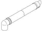 Multifit Flue Kit incl Elbow - HE - 60/100