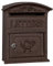 Clayre & Eef 6Y1267 Briefkasten/Wandbriefkasten/Post Kasten Tekst Letters aus Gusseisen braun ca. 27 x 9 x 31 cm Vintage