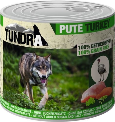 Tundra Hundefutter Pute Nassfutter (6 x 400g)