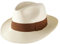 Classic Italy - Chapeau Panama Paille Homme ou Femme Classic Paille Large - Taille 54 cm - Creme-Marron