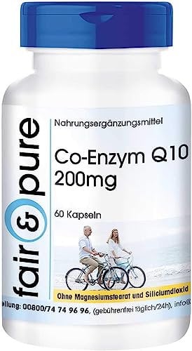 Fair & Pure® - Co-Enzym Q10 200mg - Ubichinon - vegan - 60 Q10-Kapseln - hochdosiert