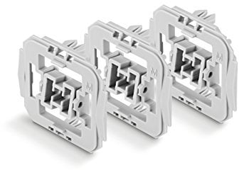 Bosch Smart Home 3tlg. Unterputz Adapter Set (für Merten (M) Schalter), Verwendung für Bosch Smart Home Lichtsteuerung und Rolladensteuerung