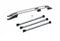 Dachreling + Dachträger für VW T5 T6 Transporter L2 Langer Radstand Alu Grau 5X