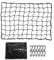 ValueHall Cargo Net Heavy Duty Truck Bed Net 4 x 6 ft stretches to 8 x 12 ft Elastic Nylon Mesh Storage Organizer with 12pcs Carabiners V7073