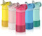 FEIJIAN Gourde Isotherme Enfant avec paille - 350ML/400ML Bouteille Isotherme Enfant - Sans BPA Tritan, Anti-fuite reutilisable pour l'école, Les Sports et la Maternelle