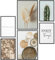 Papierschmiede® XL Mood Poster Set Little Boho Things, Deko Bilder Wohnzimmer, 2x DIN A2 (ca. 59x42) und 4x DIN A3 (ca. 30x42), Kaktus Grün Natur - Wandposter ohne Rahmen