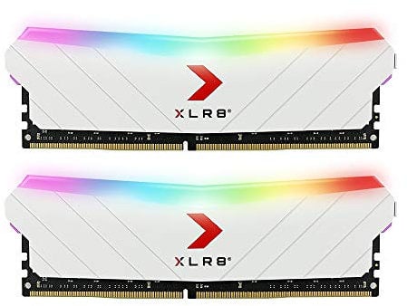 PNY 32GB (2x16GB) XLR8 Gaming EPIC-X RGB™ DDR4 3200MHz Kit di Memorie RAM DIMM Colore Bianco
